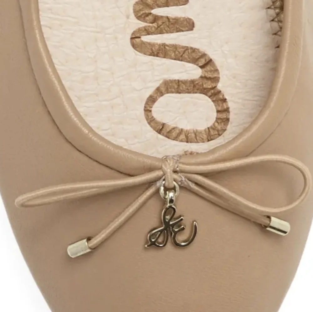 Sam Edelman Kids 12 Felicia Mini Beige Girls Ballet Flats NWT